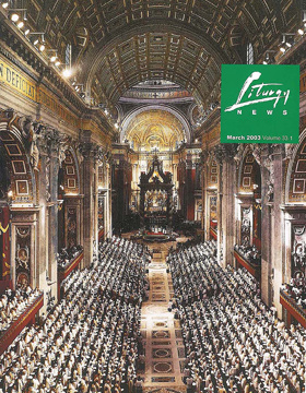 Liturgy News March 2003 cover image